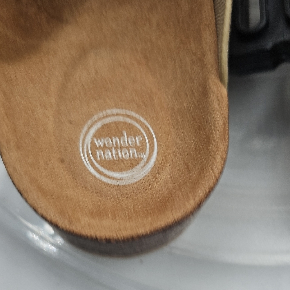 C Wonder Nation Tan Kids Slippers - Picture 10 of 12